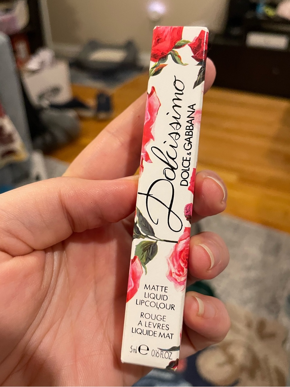 New Dolce & Gabbana Dolcissimo Matte Liquid Lip color in Natural 1 Pink Lipstick